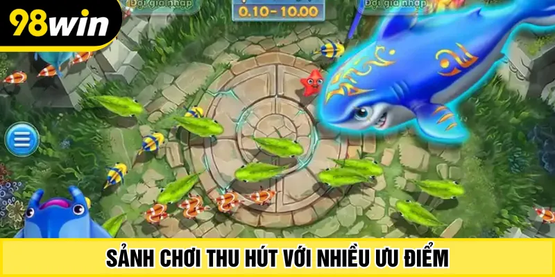 Sảnh chơi thu hút với nhiều ưu điểm